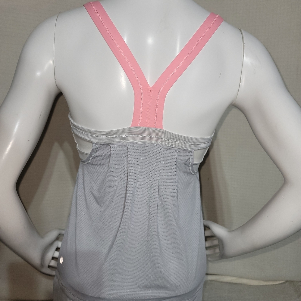 Lululemon Gray & Pink Drawstring - image 1